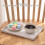 Plastic Serving Tray Rectangular White 23x15.9cm Non-slip Platter 5