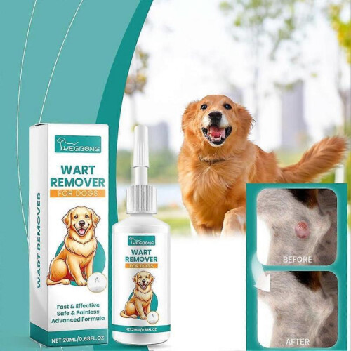 Pet Wart Remover Drops Dog Skin Tag Removal Treatment 20ml UK 1