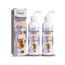(2pcs) Dog Ear Cleaner, Ear Infection Treatment For Dogs Cats, Eliminates Ear Odour Removes Wax Dirt, Soothing Itchy Inflamed Ears 118ml