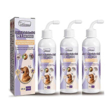 (3pcs) Dog Ear Cleaner, Ear Infection Treatment For Dogs Cats, Eliminates Ear Odour Removes Wax Dirt, Soothing Itchy Inflamed Ears 118ml