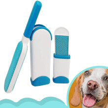 Pet Hair Remover Brush,dog Cat Hair Remover, Brush with Self-cleaning Base