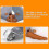 Professional Pet Clipper with LED Light - Quick Trim, Sharp & Safe for Cats/Dogs Grooming 2