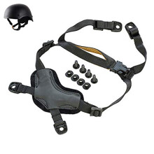 Tactical Helmet General Suspension XNape Adjustable Strap Helmet Accessory for Hunting Shooting Climbing Military Paintball Black