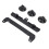 Rechteckiges Satelliten-Dachmontage-Set ABS/Metall 14