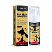 (1 bottle,As shown)1-10bottles Pet Skin Care Spray Cat & Dog Skin Wound Fungus Ringworm Itching