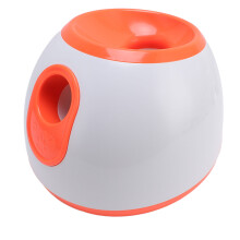 Automatic Dog Ball Launcher, Orange, Adjustable Distance, 3 Balls Included