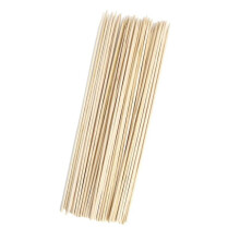 50pcs Long Bamboo Skewers Wooden Sticks Bbq Barbecue Shish Kabob Fondue Grill