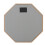 12in Silent Practice Drum Pad Set with 2 Drumstick Pairs – Gray 1