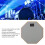 12in Silent Practice Drum Pad Set with 2 Drumstick Pairs – Gray 6