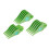 (Green) 3Pcs Large Size 32/38/51mm Limit Comb Trimmer Cutting Guide Clipper For 1