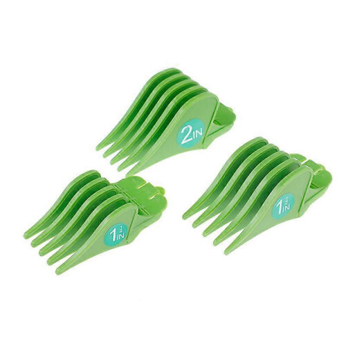 (Green) 3Pcs Large Size 32/38/51mm Limit Comb Trimmer Cutting Guide Clipper For