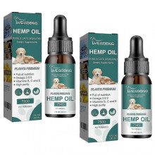 (2pcs, 30ml) Hemp-Seed Oil For Pets Natural Pet Care Essential-Oil Pet Care Supply New Arrival