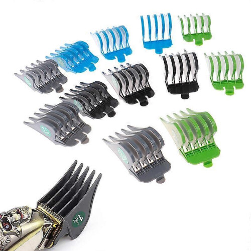(Green) 3Pcs Large Size 32/38/51mm Limit Comb Trimmer Cutting Guide Clipper For 1