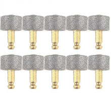 (Grey 10pcs) 10pcs Dog Nail Grinder Wheel Replacement Grinding Head Replacement Head