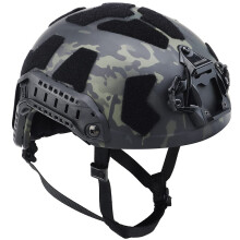 Fast II Tactical Helmet, High Cut Bump Helmet, Adjustable Military ABS Airsoft Helmet