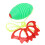 2 Pcs Green Pull Ball Toy for Parent-Child Interactive Play, Plastic, Threaded Style 15