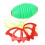 2 Pcs Green Pull Ball Toy for Parent-Child Interactive Play, Plastic, Threaded Style 12