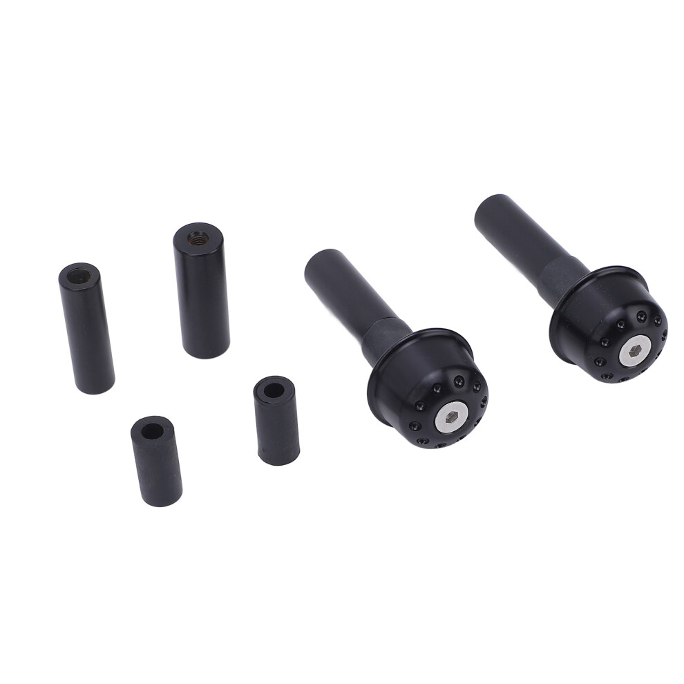 Aluminium Handlebar End Caps For 13-20Mm Dash, M6 Screw Black 8441330191655