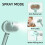 (Green) Ultimate Pet Grooming: White Spray Hair Comb 5
