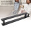 Wall Mounted Towel Rail with Side Hook 6