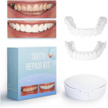Tooth Replacement Kit, Replace A Missing Tooth In Minutes, Nature Veneers for Temporary Repair, Complete Your Smile with Fake Tooth