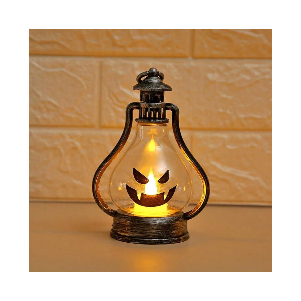 (Antique Silver C) Halloween decorations children's portable pumpkin lanterns kindergarten ornaments bar horror atmosphere layout props-image-OPC-PJ77RRF-NEW