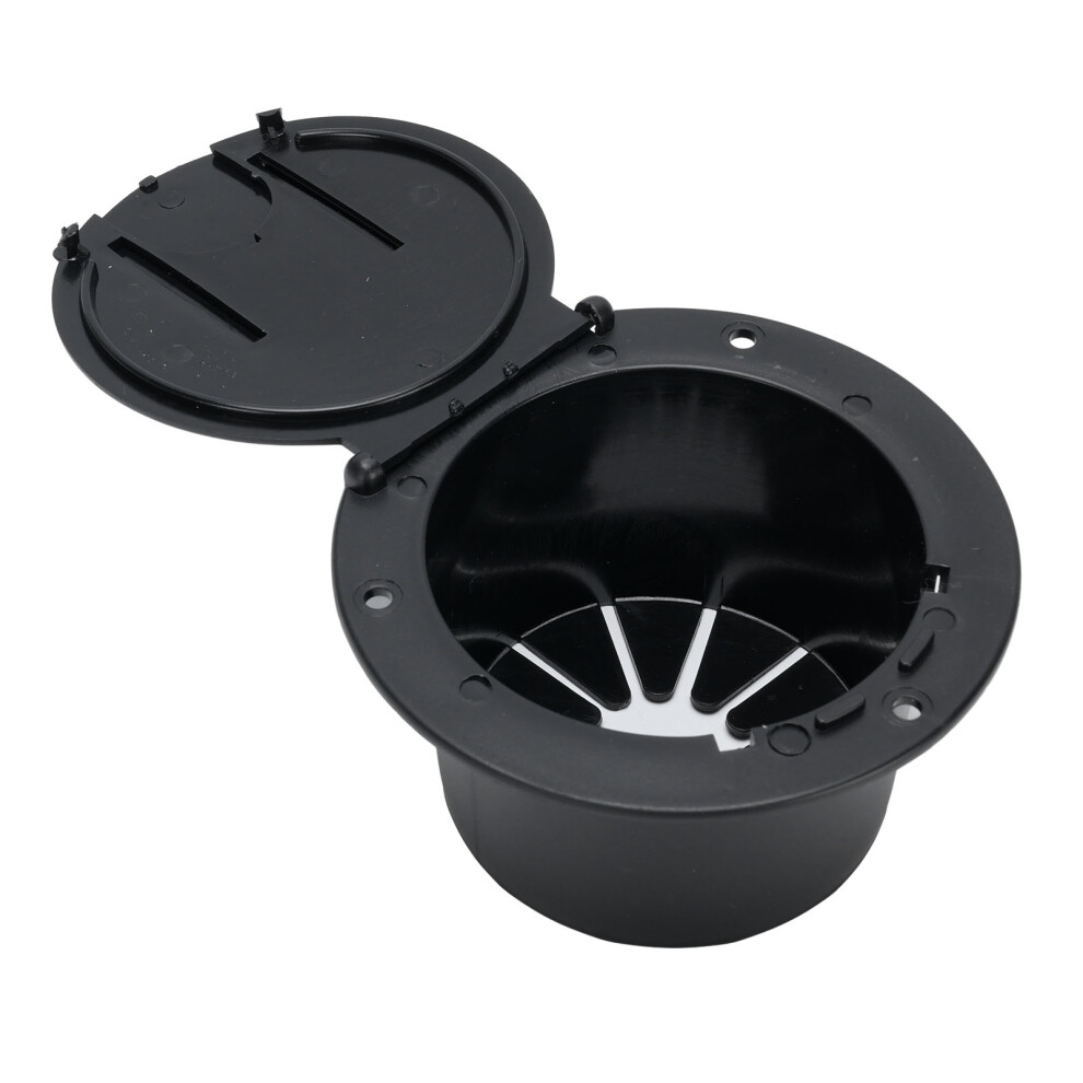 Rv Power Cord Hatch Cover Â Weatherproof Abs Protection For Travel Tent & Motorhome Black 8091330192406