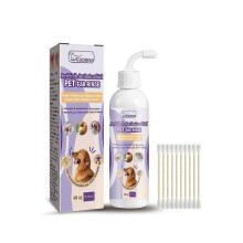(1bottle) 118ml Dog Ear Cleaner, Ear Infection Treatment For Dogs Cats, Eliminates Ear Odour Removes Wax Dirt, Soothing Itchy Inflamed Ears