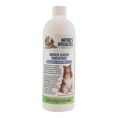 (473ml) Nature's Specialties Quicker Slicker Concentrate - Detangling Spray 2