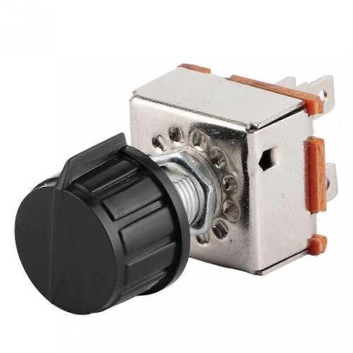 Universal AC Blower Switch 3 Speed Air Conditioning Volume Control Rotating W/ Plastic Knob 2