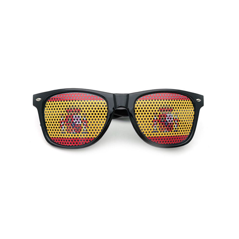(Spain) England National France Flag Pinhole Sunglasses Football Game Gift Basketball-image-OPC-PJ77VZJ-NEW