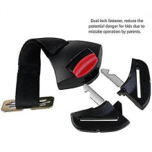 Car Seat Safety Buckle Fixed Lock Buckle with Seat Belt Clip Toddler Baby Child Auto Harness Tw