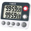 Digital Kitchen Timer Magnetic Large Screen Countdown Timer Clock 2 Channel Groups 99 Hours 1