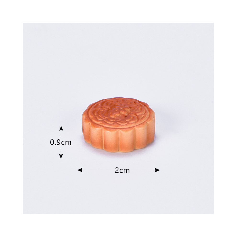 (Big Moon Cake) Resin Rabbit Diy Eat Mooncake Micro Landscape Decor Midautumn Festival Series-image-OPC-PJ782CC-NEW