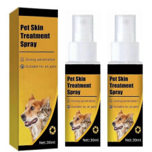 (2pcs) Cassiel Pet - Dog & Cat Skin Spray, Pet Skin Care Spray, Natural Soothing Spray