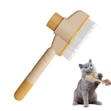 Fur Flash Brush, Fur Flash Brush, Cat Brush, Dog Combs for the Care of Matting, Dog Comb, SelfPacked Hair Removal Brush, Ergonomic orange