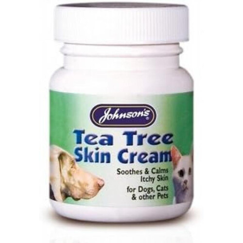 Johnson's Tea Tree Skin Cream Cats And Dogs