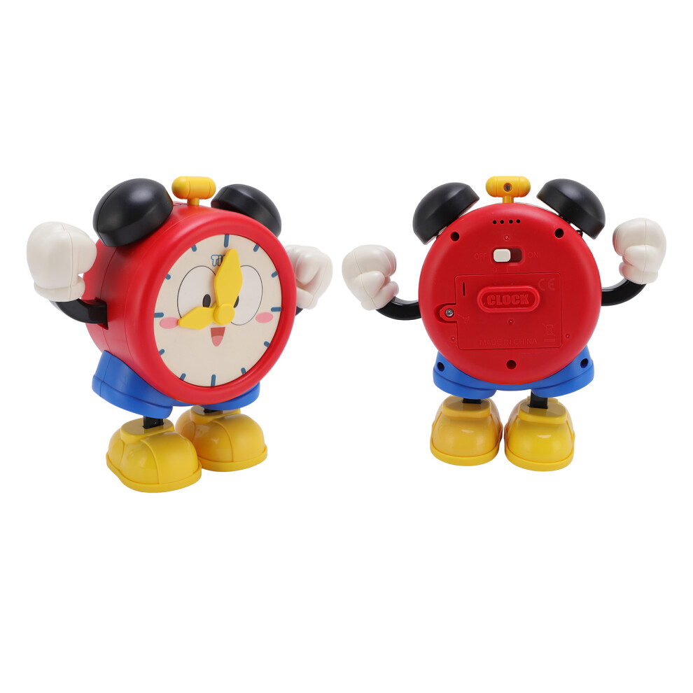 Kids Music Light Dancing Clock Toy – 16x6.5x14.5cm Interactive Crawling Alarm