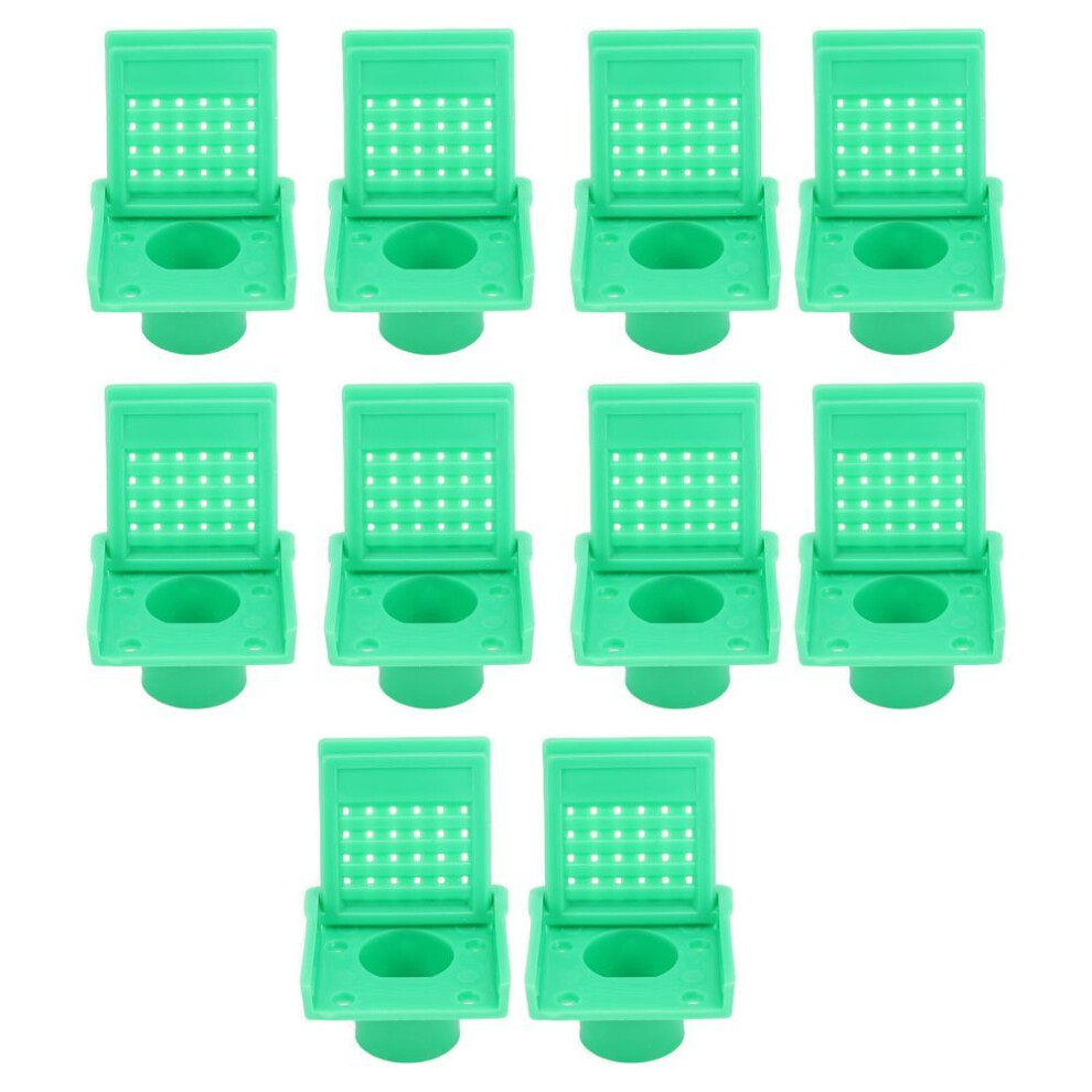 (green) 10pcs Beehive Entrance Gates Plastic Bee Hive Nuc Box Ventilation Opening Window For Beekeepers