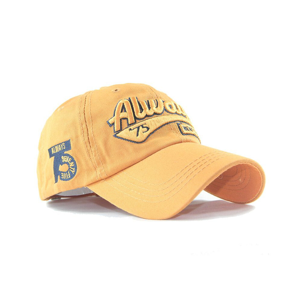 (Yellow) New Women Men Fashion Baseball Letter Print Snapback Hat Hiphop Adjustable Caps-image-OPC-PJ7869N-NEW