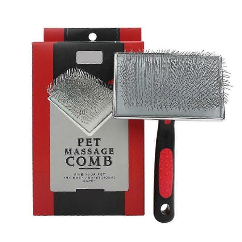 Extra Long Pin Flat Slicker Brush suitable for , Removes Loose Fur and Tangles, Tuffer Than Tangles 1
