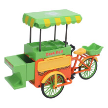 Colorful Food Tricycle Playset 18x16.5cm Educational Toy for Girls
