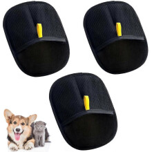 Electrostatic Gloves for Pet Hair, Pet Hair Removal Glove, Versatile, Reusable, DoubleSided Removal Gloves for Electrostatic (Pack of 3) 3 pieces.
