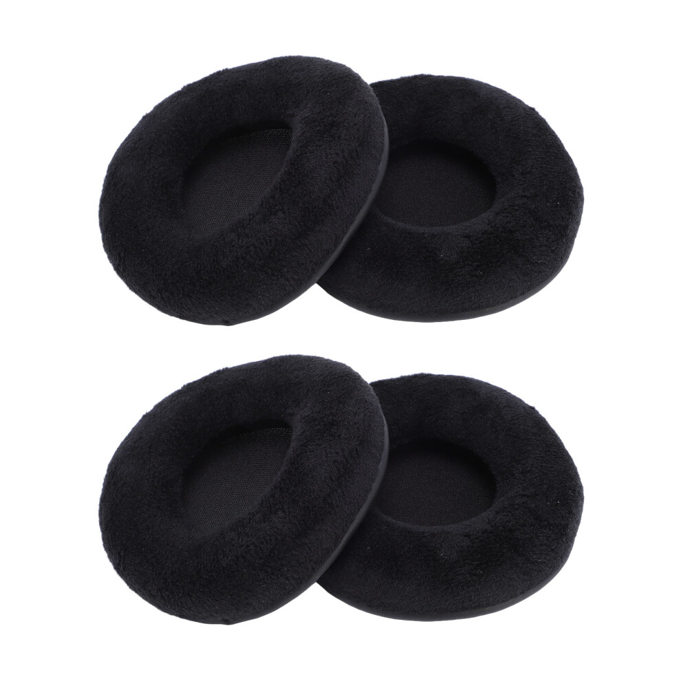 85Mm Velvet Sponge Ear Pads Replacement For Most Headphones Black 8791330195444