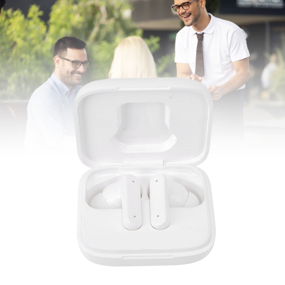 Bluetooth 5.4 Language Translator Earbuds With Case, 74 Languages,Touch Control, White 4331330195514