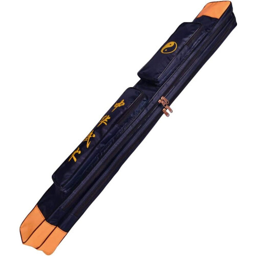 Tai Chi Double Layer Sword Bag for Sword Knife Accessories  Oxford Blue 2