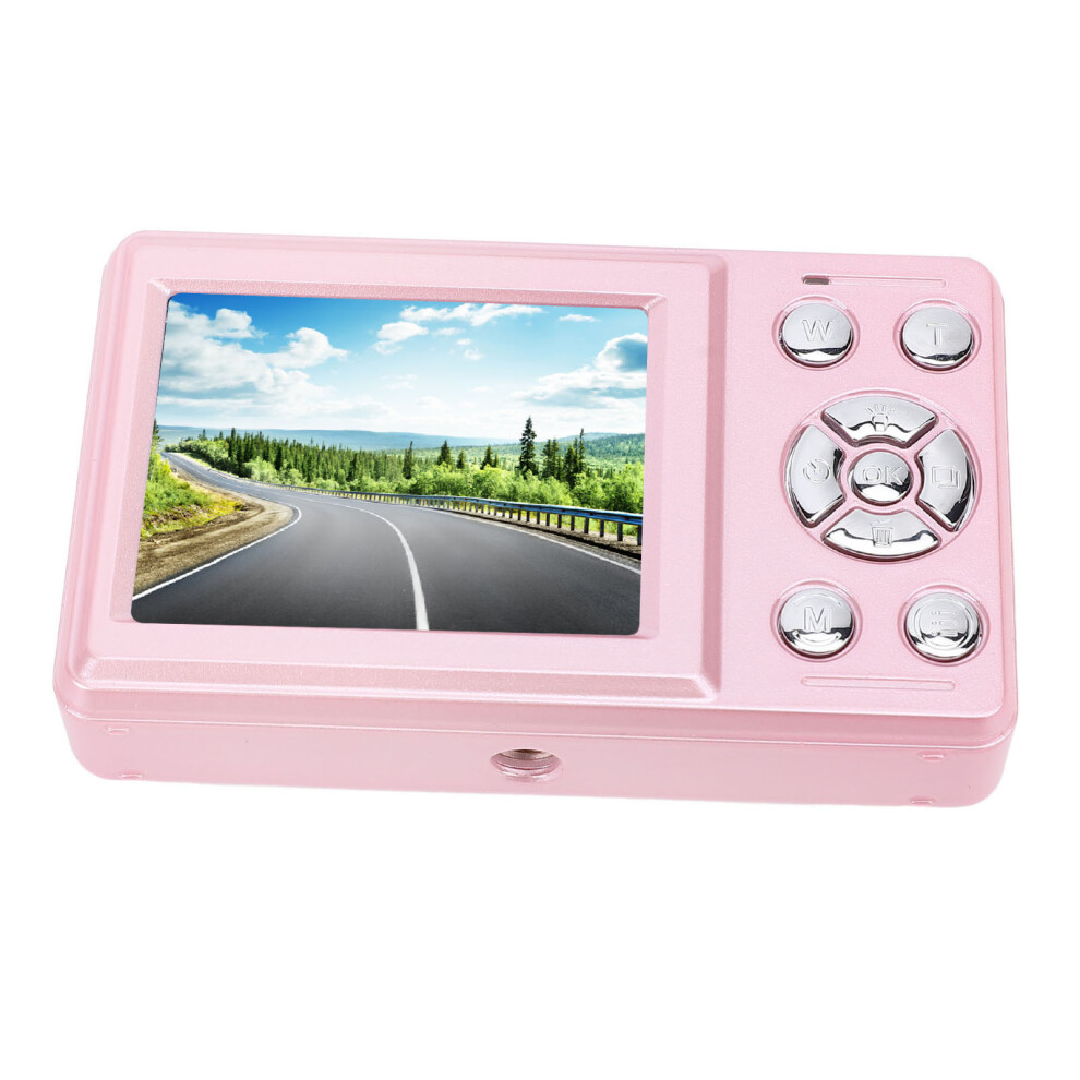 4K 64Mp Digital Camera, 18X Zoom, 2.8In Travel Cam Pink 4181330195904