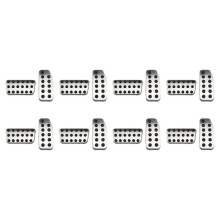 16x Car Pedals Gas Brake Clutch Accelerator Pedal Pad Plate Cover for City 2013 - 2020 Vezel 2015-2
