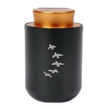 (Bird Black) Pet Urn Casket for Ashes Cremation Bangle Casket Sympathy Gift Supplies for Pet Memorial Jewelry Accessories