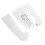 3PCS White EVA Surfboard Traction Pads for Paddle, Longboard & Shortboard 9